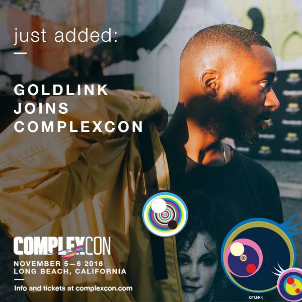 This is an image of GoldLink for ComplexCon.
