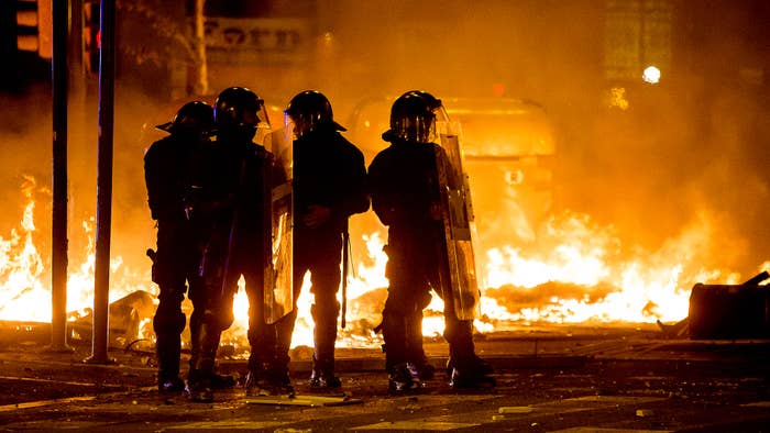 Spain Riots