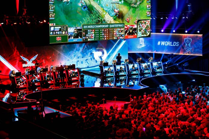 League of Legends tournament takes place in arena