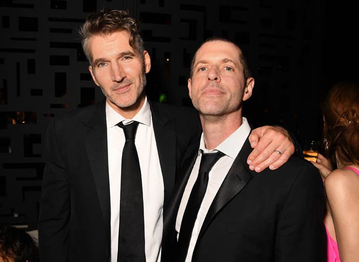 David Benioff and D.B. Weiss attend HBO&#x27;s Official 2019 Emmy After Party