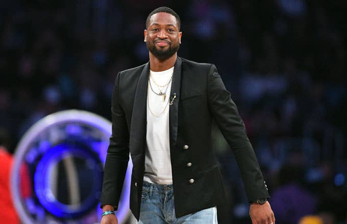 Dwyane Wade at the All Star Game.