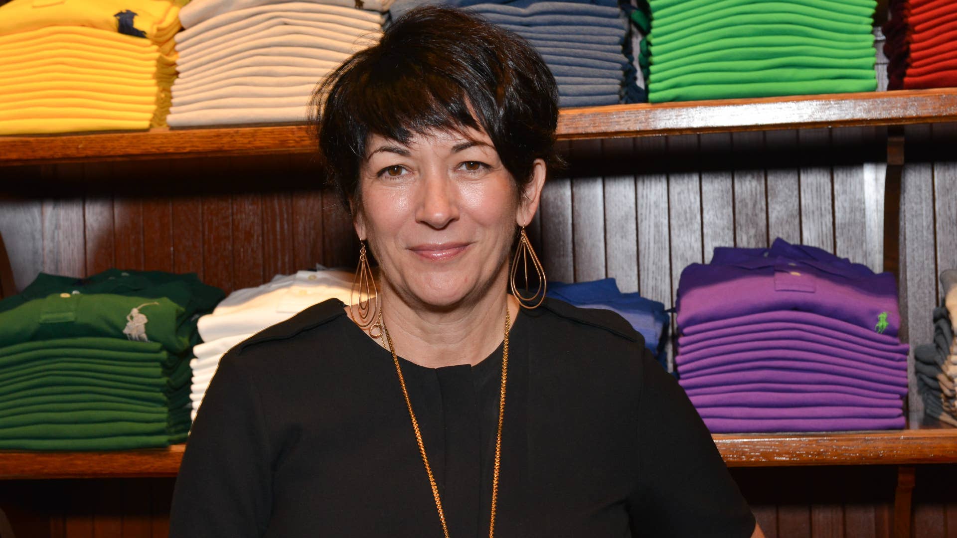 Ghislaine Maxwell is pictured at an event