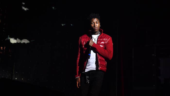 Rapper NBA YoungBoy performs onstage during Lil Baby &amp; Friends concert