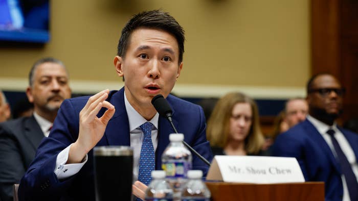 TikTok CEO Shou Zi Chew testifies before the House Energy and Commerce Committee