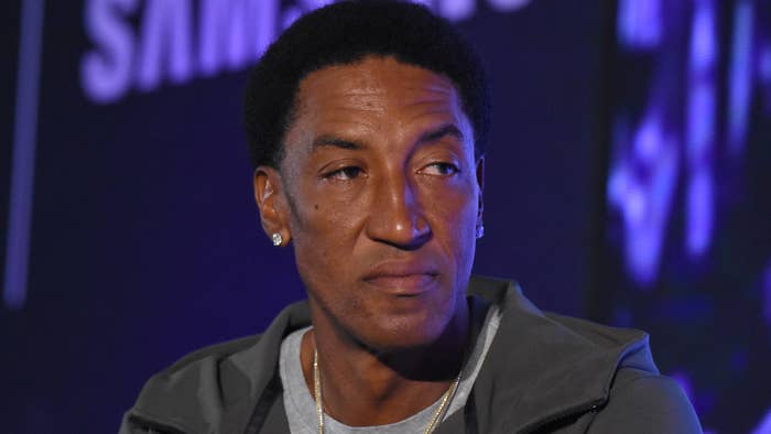This is a photo of Scottie Pippen
