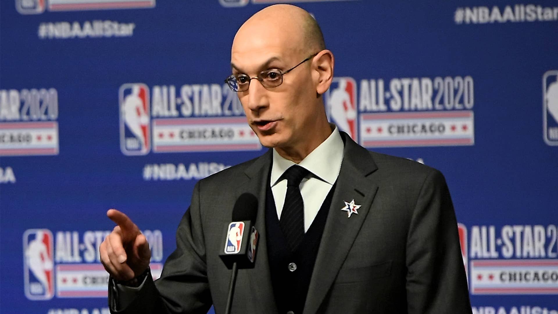This is a photo of Adam Silver.