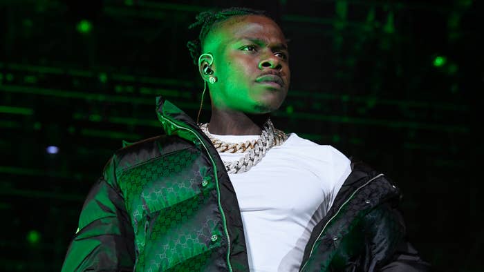 DaBaby photographed at Rolling Loud