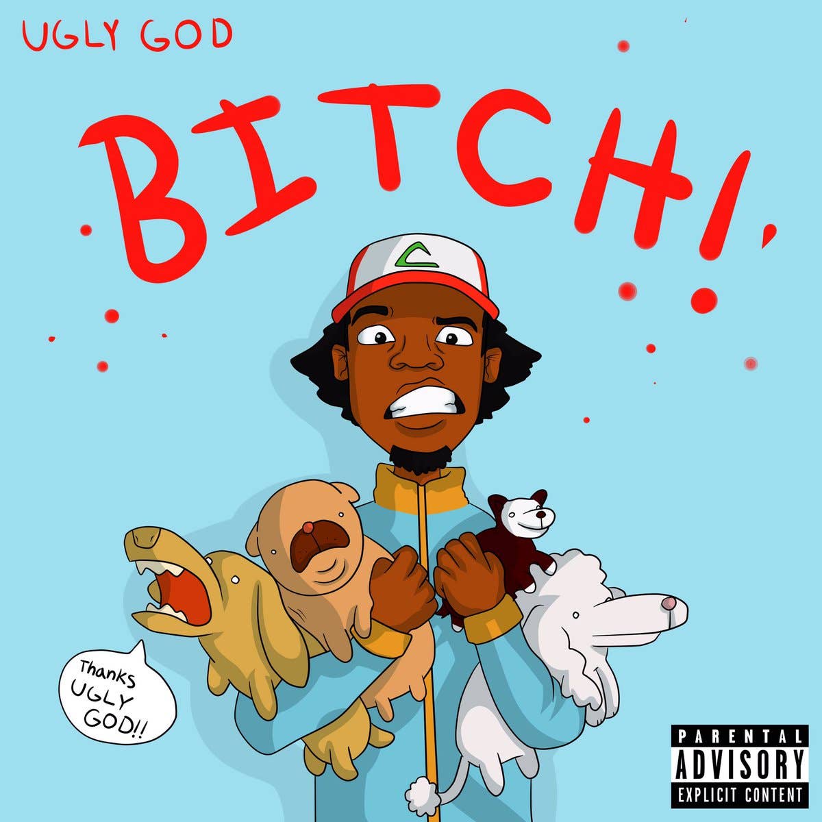 Ugly God "Bitch" single artwork