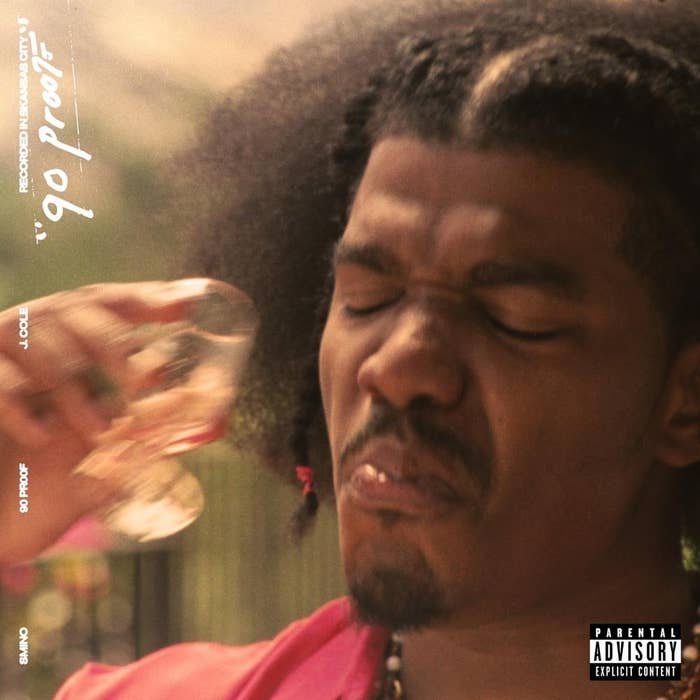 Smino cover art for 90 Proof single