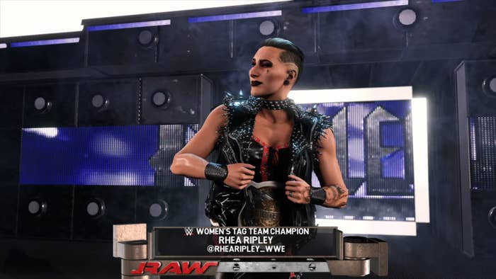 WWE 2K22 Rhea Ripley entrance