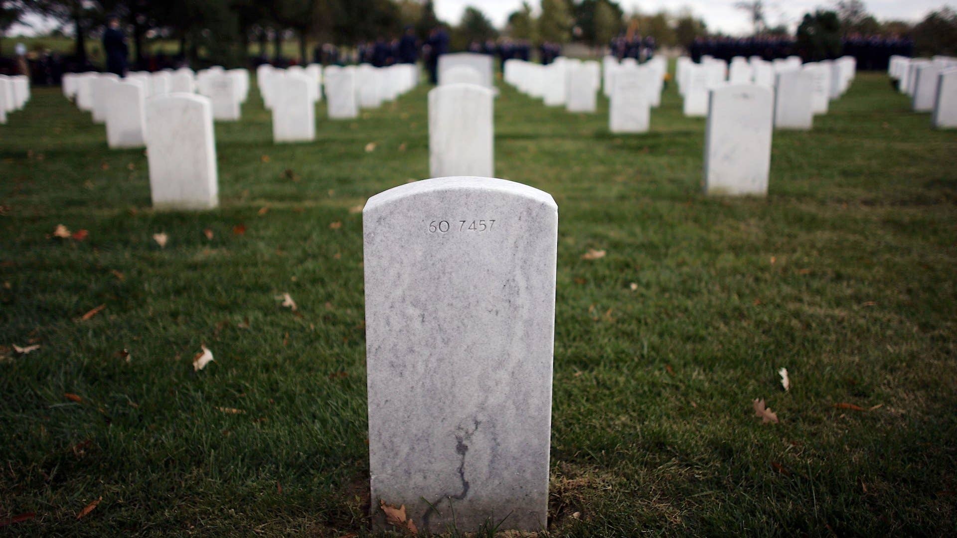 Photo of graveyard in Arlington Virginia