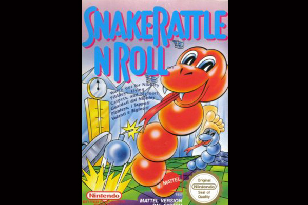 best old school nintendo games snake rattle roll