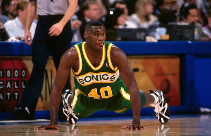 Shawn Kemp v. Golden State 1995