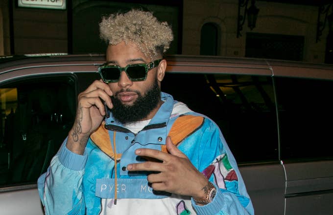 Odell Beckham Jr. attends the &#x27;Americans In Paris&#x27; Cocktail Party Outside