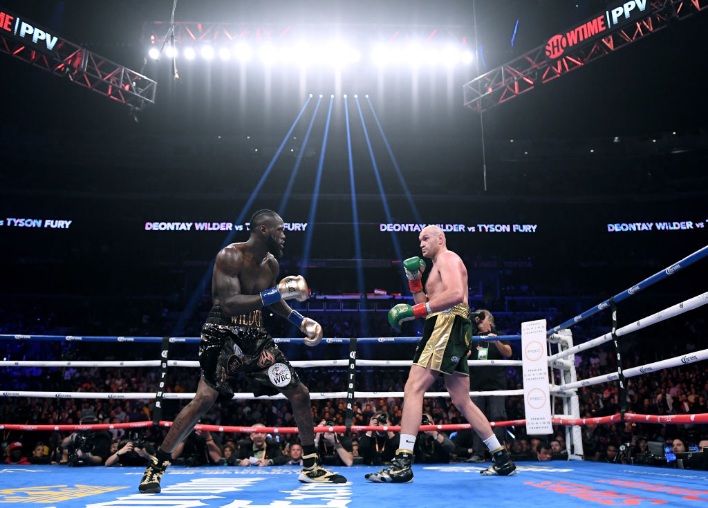 Deontay Wilder Tyson Fury 2018 Staples Center Early Round