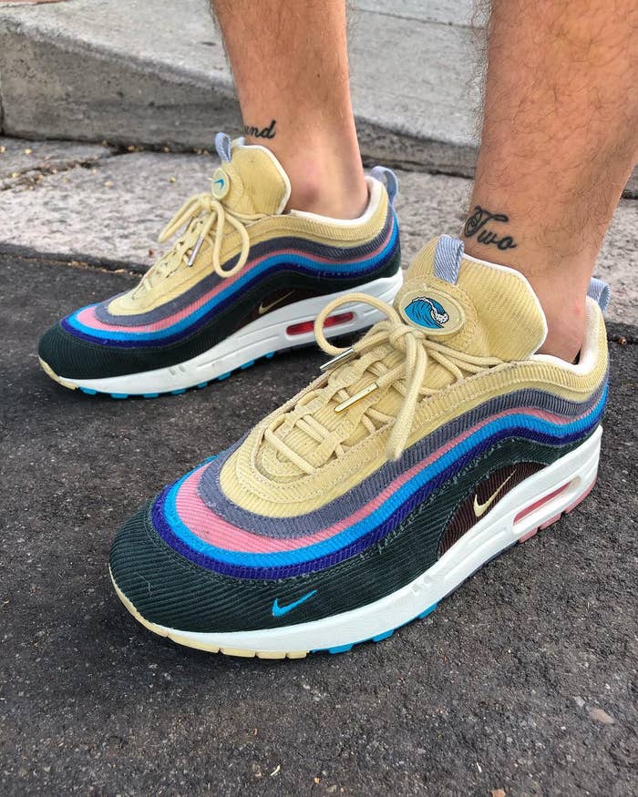 Sean Wotherspoon Nike Air Max 97 x Air Max 1 Hybrid Release Date On Foot