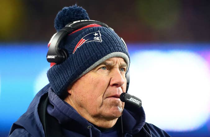 Head coach Bill Belichick of the New England Patriots