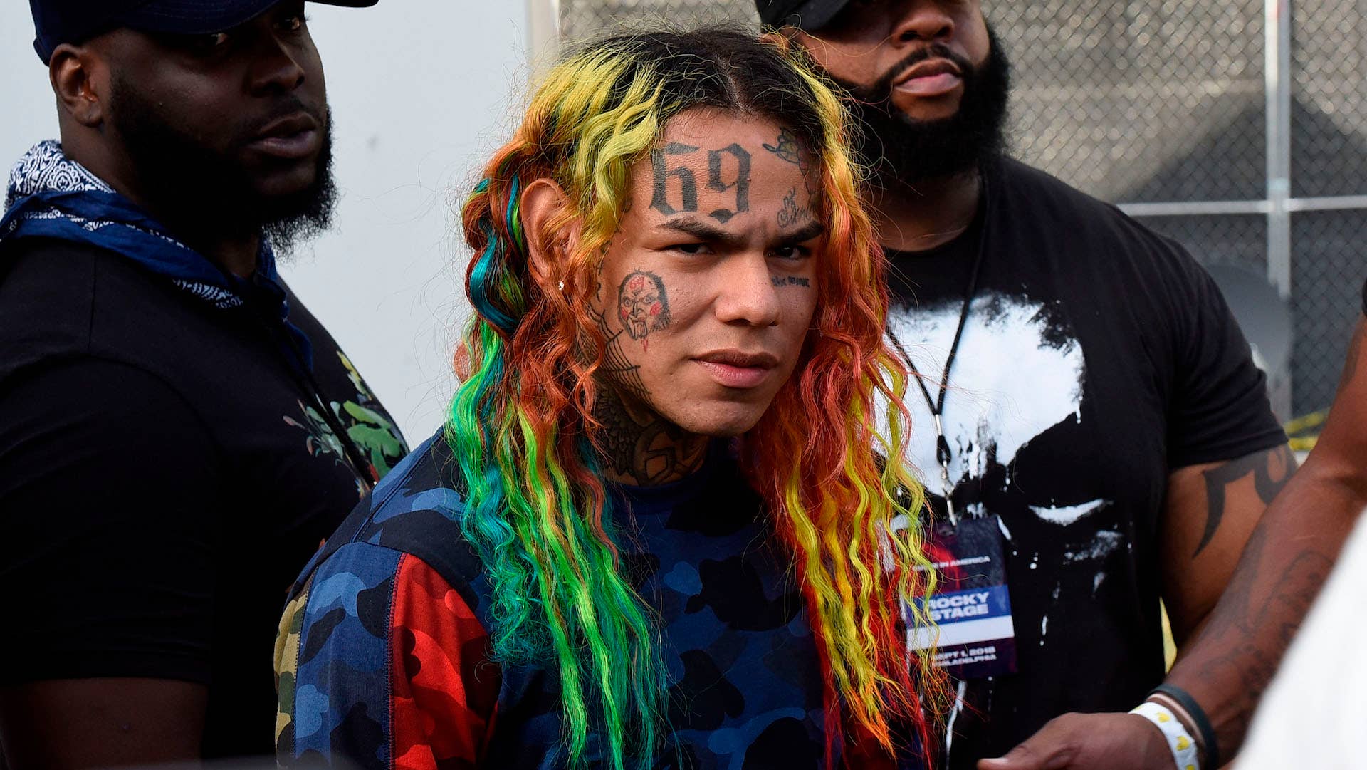 Tekashi 6IX9INE performs at Made in America Music Festival