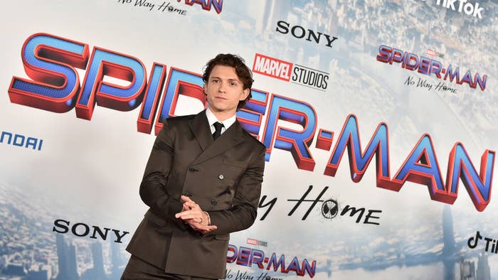 Tom Holland attends Sony&#x27;s &#x27;Spider Man No Way Home&#x27; Los Angeles Premiere