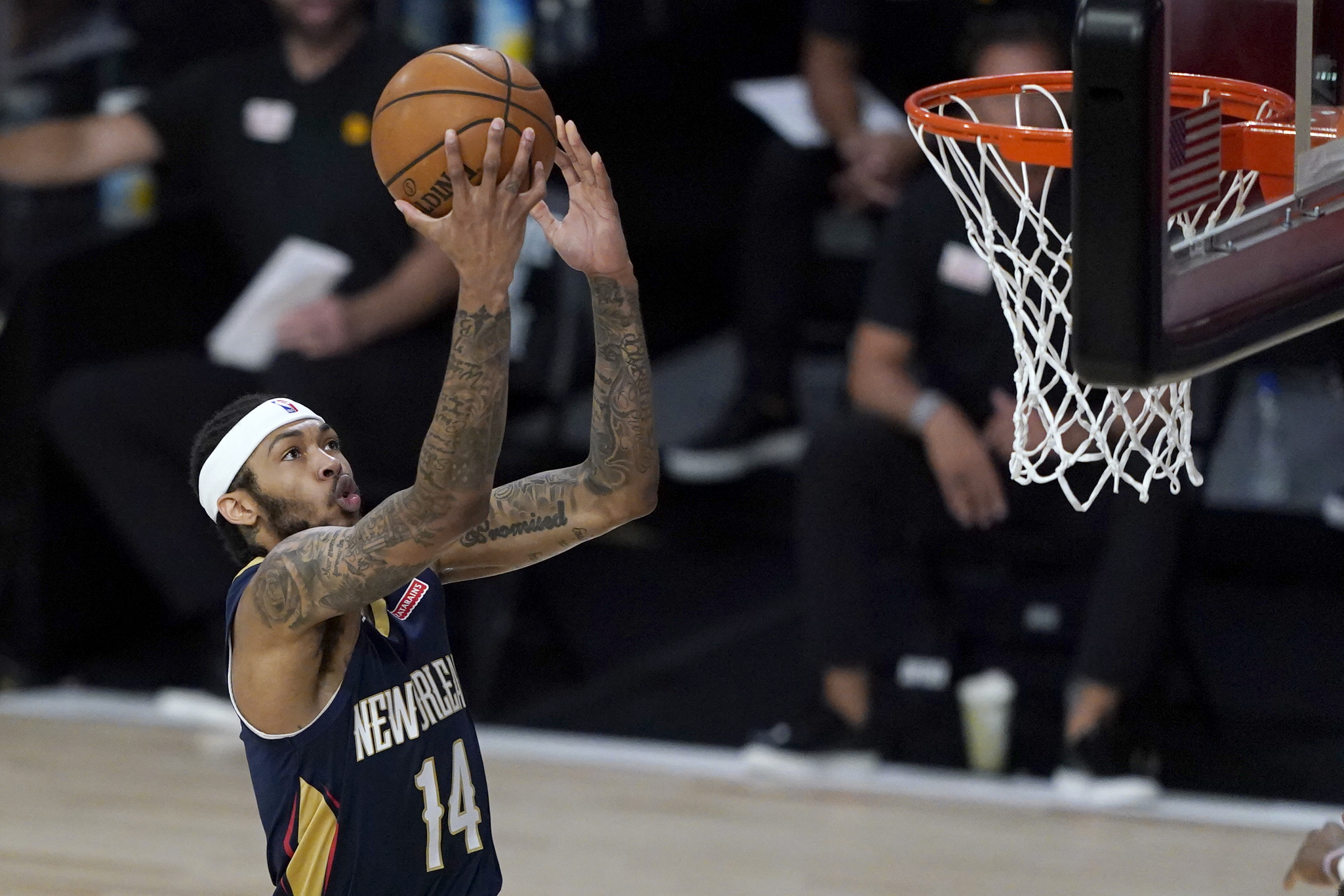 Brandon Ingram Pelicans Jazz 2020