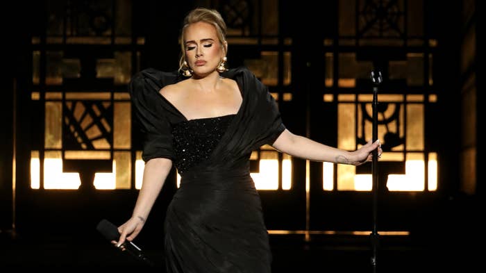 Adele performs during &#x27;Adele: One Night Only&#x27; special.