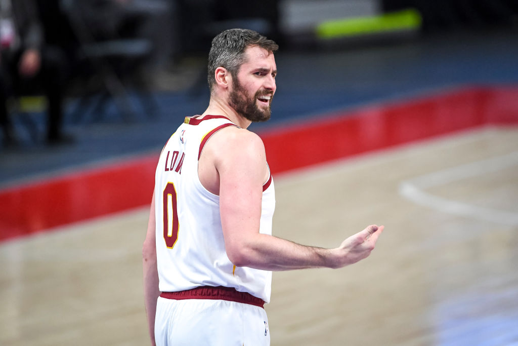 Kevin Love Cavaliers Pistons 2021