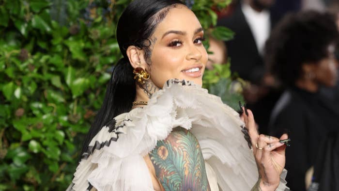 Kehlani attends The Fashion Awards 2021 at the Royal Albert Hall