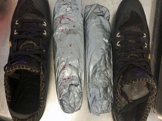 Heroin Concealed in Nike Kobe Sneakers