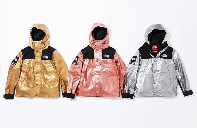 Supreme Unveils Its Latest Metallic Collection With the North Face
