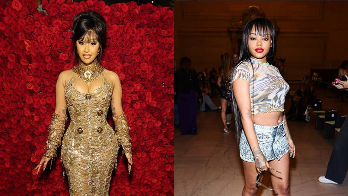 Cardi B at the 2022 Met Gala and Maliibu MIitch at New York Fashion Week 2022