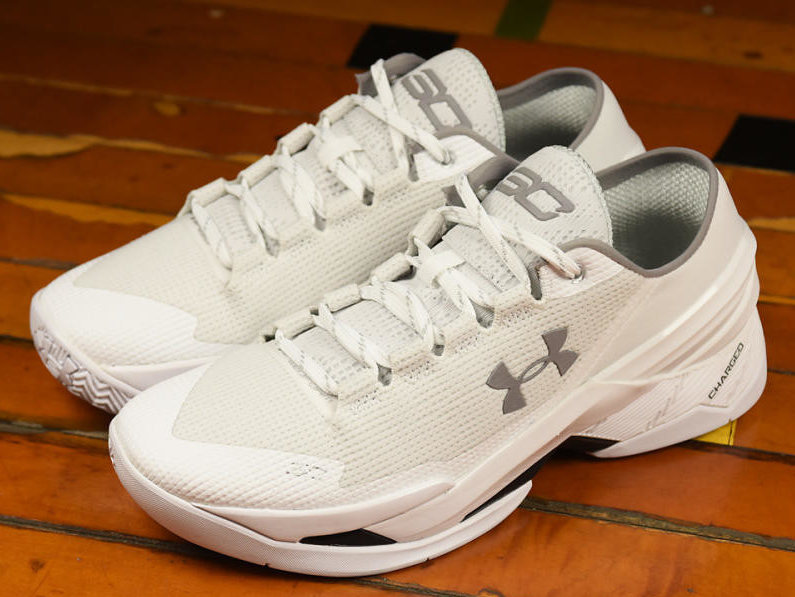 Under Armour Curry 2 Low White