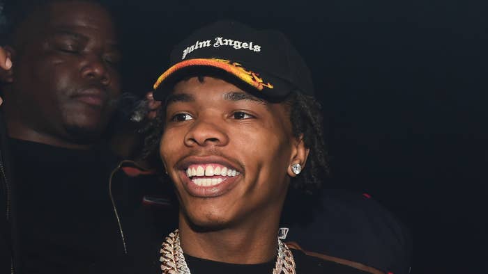 Rapper Lil Baby attends Lil Baby Album Release Party for &quot;My Turn&quot;