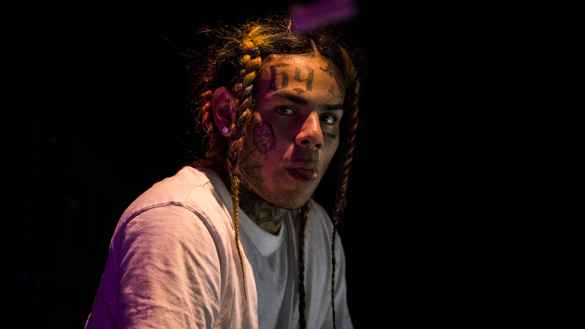 Tekashi 6ix9ine performs in concert at Hovet.