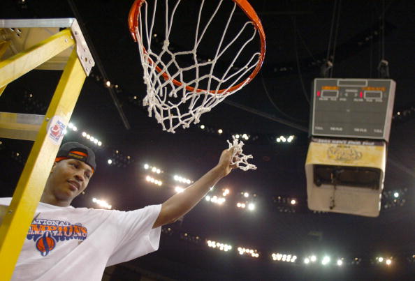 Carmelo Anthony Syracuse Kansas 2003 NCAA Title Game Getty