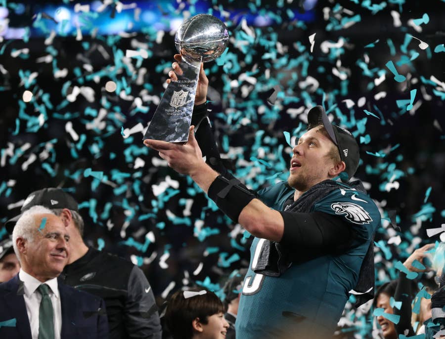 Watch: Super Bowl MVP Nick Foles rings the bell before Game 3