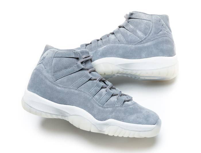 Pinnacle Air Jordan 11 Grey Suede