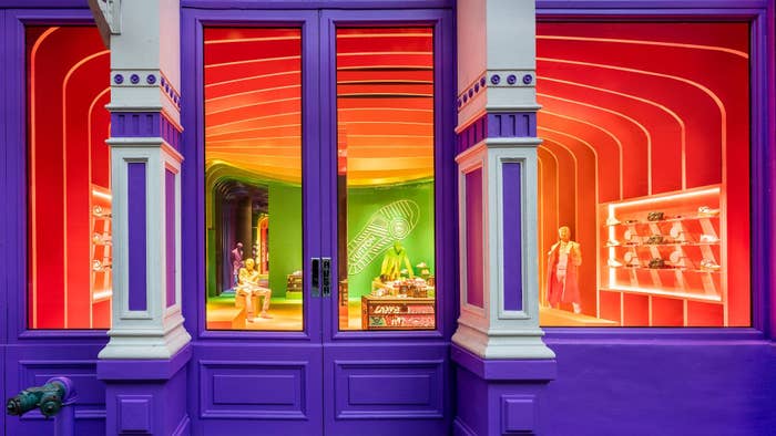 Louis Vuitton The Rainbow Project Window Designs