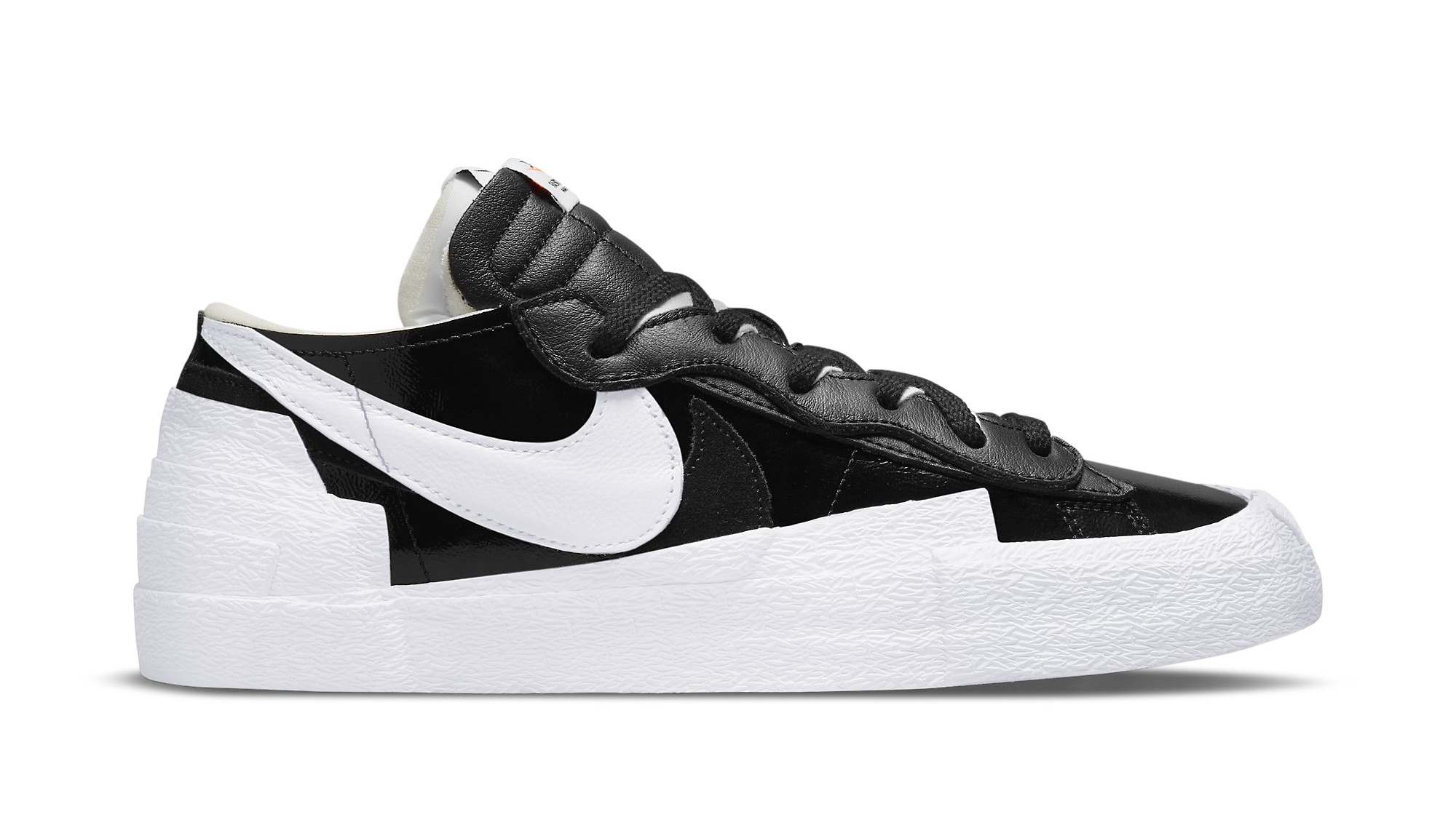 Sacai x Nike Blazer Low &#x27;Black Patent Leather&#x27; DM6443-001 Release Date