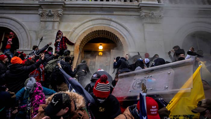 Capitol riot in January of 2021