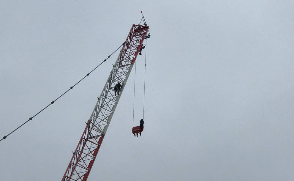 Toronto Woman Rescued From Sky High Crane Faces Mischief Charge