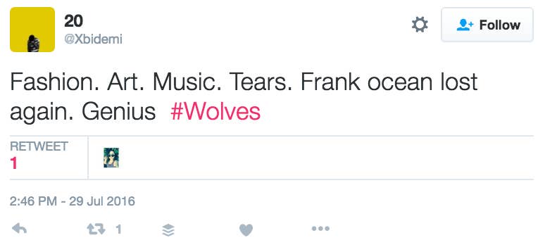 Xbidemi Tweet #Wolves