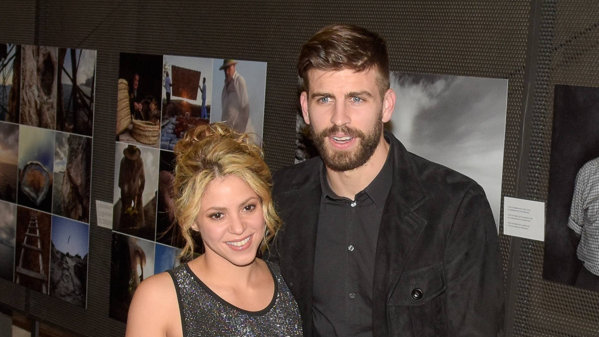 This is an image of Shakira on the left and Gerard Pique on the right