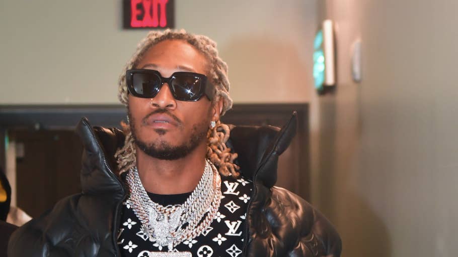 Rapper Future backstage at "No Place Like Home" Concert