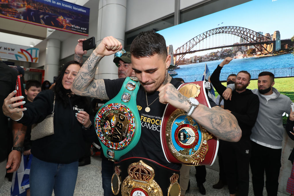 George Kambosos Jr Australia Belts 2021