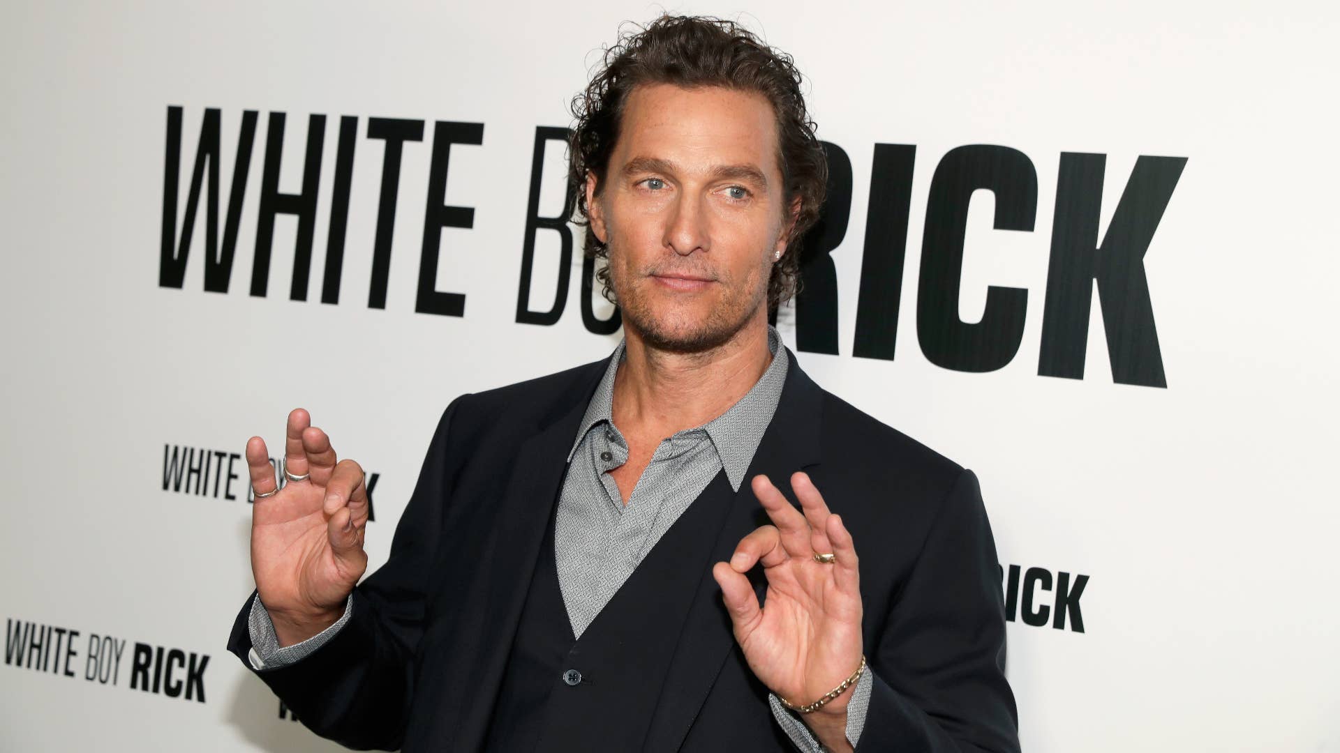 Matthew McConaughey attends the CinemaCon 2018 Gala Opening Night Event.