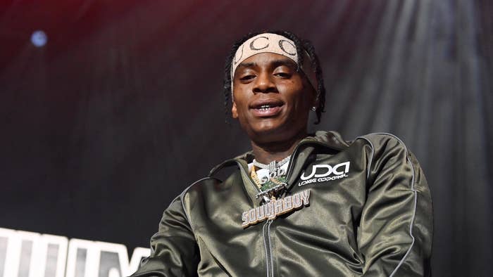 Rapper Soulja Boy performs onstage during 2021 The Millennium tour