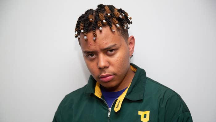YBN Cordae attends YBN Cordae&#x27;s &quot;The Lost Boy&quot; First Listen Party.