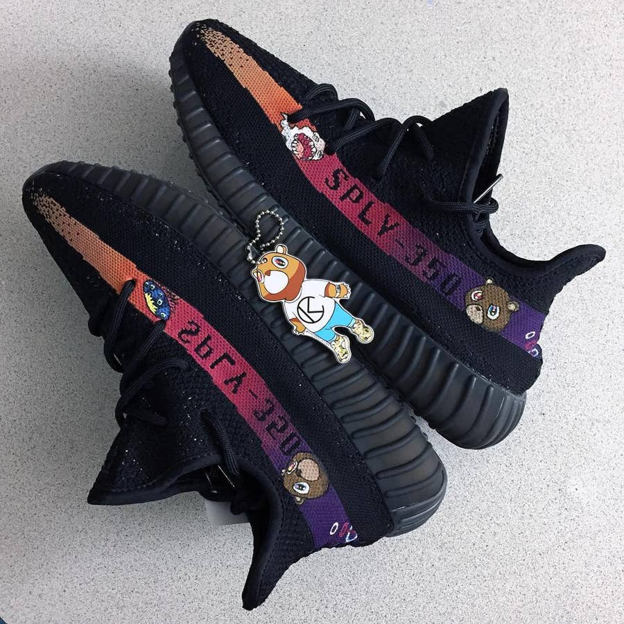 adidas Yeezy Boost 350 V2 Graduation Custom by Kendra's Customs