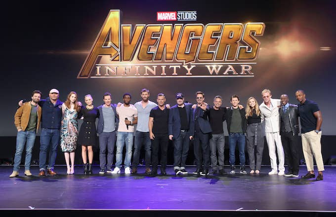 The cast of 'Avengers: Infinity War.'