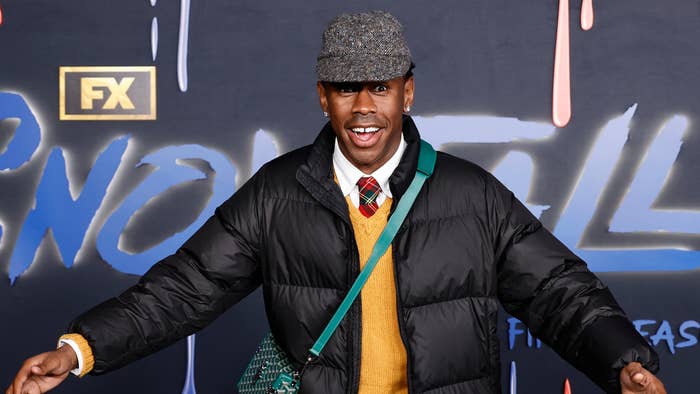Tyler, the Creator attends the Snowfall Season Six Red Carpet Premiere Event